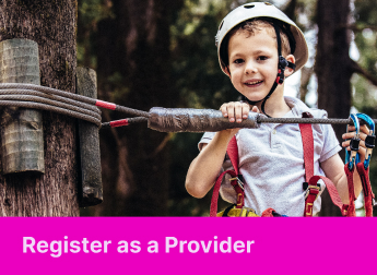 Register as a provider